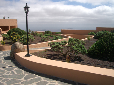 Garten des Aussichtspunkts Mirador Morro Velosa - Fuerteventura