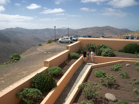 Ausblick des Aussichtspunkts Mirador Morro Velosa - Fuerteventura