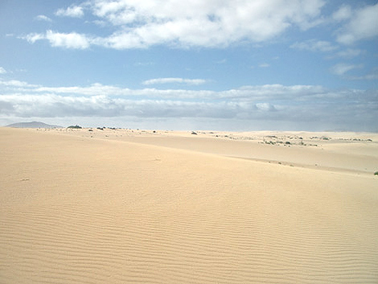 Dünenstrand von Corralejo auf Fuerteventura
