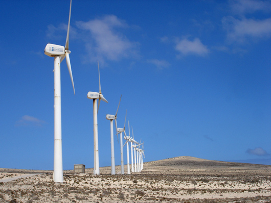 Windräder auf Fuerteventura